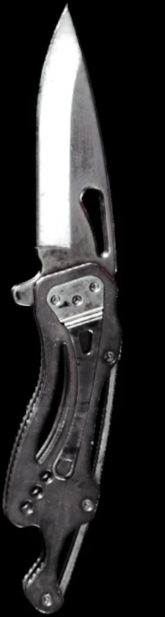 Curved-handle knife.